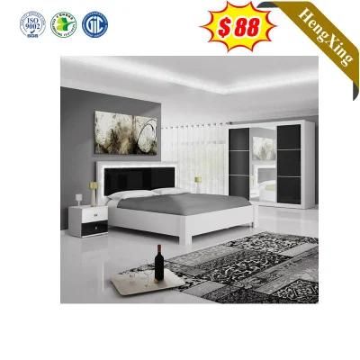 White Wooden Hotel Home Furniture Sofa King Size Bedroom Bed