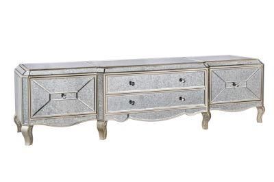 Professional Brand Factory Directly Promotion Silver Mirrored Sideboard