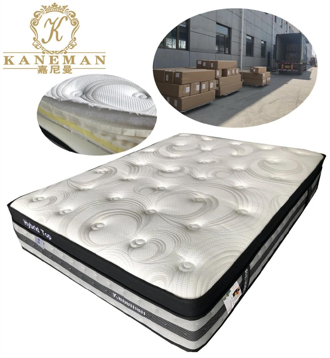 Comfort Latex Mattress Pocket Spring Bed Mattress Roll Packed in Box