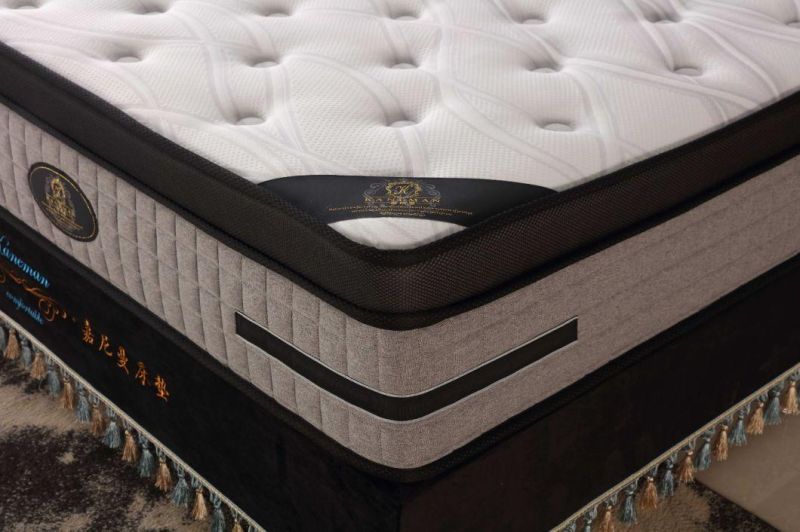 Euro Top Cool Gel Memory Comfort Mattress Roll up Pocket Spring Mattress in a Box