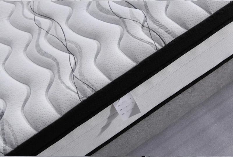 Medium Soft Promotion Full Size Euro Top Pocket Spring Mattress