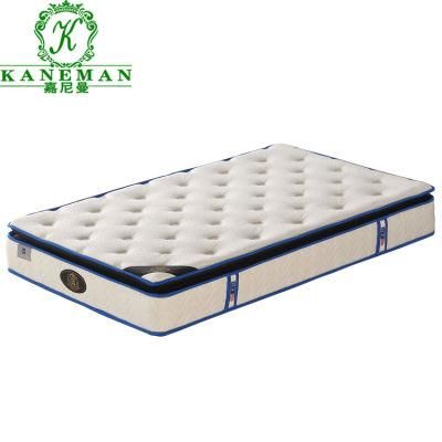 10 Inch Pillow Top Vacuum Compressed Spring Mattress Home Use Mattress