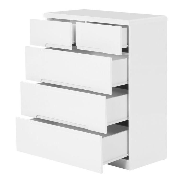 Wholesale Modern Bedroom Furniture 5 Drawers Chest Storage Dresser Cabinet