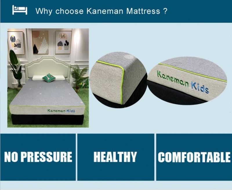 Healthy Kids Mattress Medium Firm Memory Foam Mattress Custom Sizes 10inch