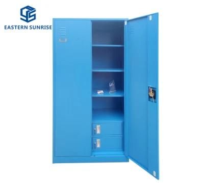 Bedroom Steel Wardrobe Clothes Bags Shoes Storage Cabinet