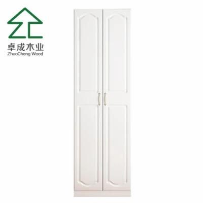 Warm White Color Double Door Closet