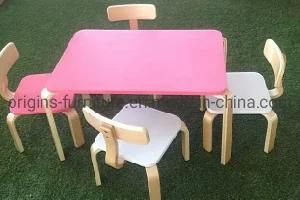 Wooden School Tables and Chairs