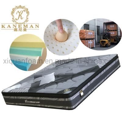 Custom Spring Mattress Flat Latex Bed Mattress in Wooden Pallet King Size