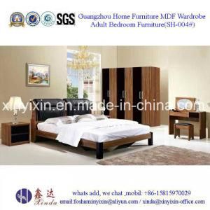 Wooden King Size Bed Dubai Hotel Bedroom Furniture (SH-004#)