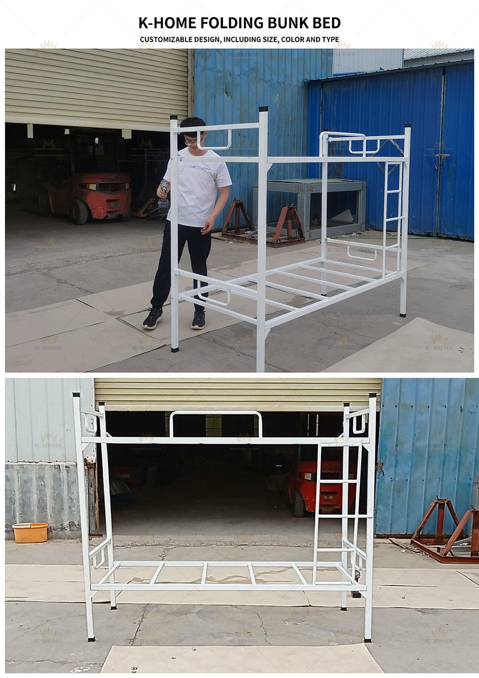 Wholesale Strong Bedroom Furniture Steel Frame Bunk Children Beds