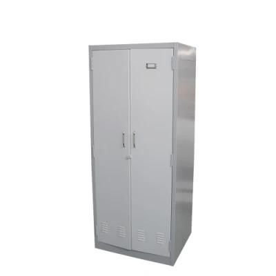 Factory Direct Sales Hospital Laboratory Stainless Steel File Cabinet Double Door Metal Cabinet