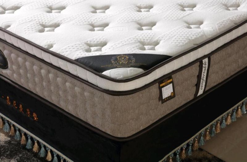 10 Inch Pocket Spring Mattress Roll up in a Box Coil Spring Mattress Kaneman Wholesale