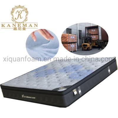 Memory Foam Mattress in Pallet Custom 12inch Pocket Spring Bedroom Mattress