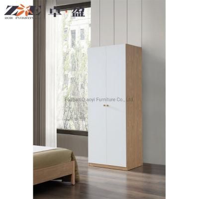 MDF Storage Furniture Cabinet 2 Doors Modern Wardrobe Design for Bedroom Furniture Set