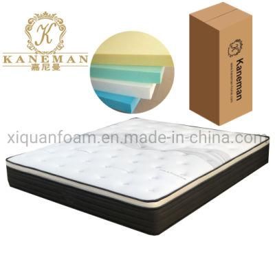 King Size Mattress Pocket Spring Mattress Cheap Mattress Rolled Mattress in a Box