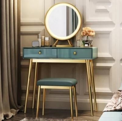 Mirror Furniture MDF Dressing Table Wooden Modern Vanity Dresser Table