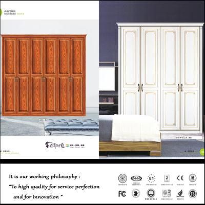 Luxury Palace PVC Door Bedroom Wardrobe