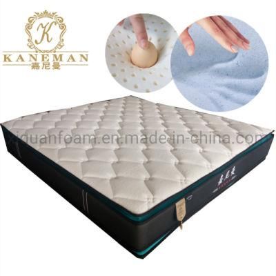 Luxury Bedding Two Sides Used Memory Foam Mattress Pocket Spring Mattress