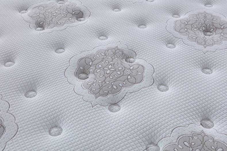 High Quality Newest Design Euro Top Vacuum Compress OEM Pocket Spring Mattress for Hotel