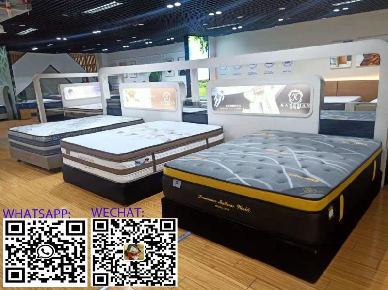Cool Sleeping Gel Memory Foam Pocket Spring Mattress Roll in Carton Box