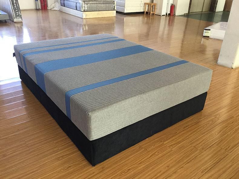 Hot Selling Vacuum Compressed 10′′ Queen Size Latex Cooling Gel Memory Foam Mattresses in a Box
