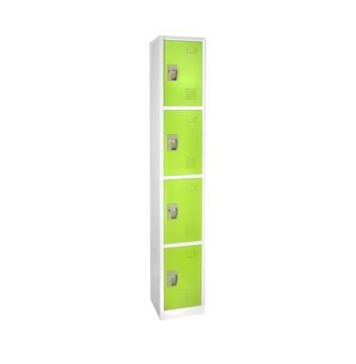 Gdlt Office Furniture 4 Door Locker Cam Lock Metal Lockers for Gym School Home