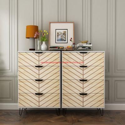 Dresser Chest with 4 Drawers, Wide Storage Space for Living Room