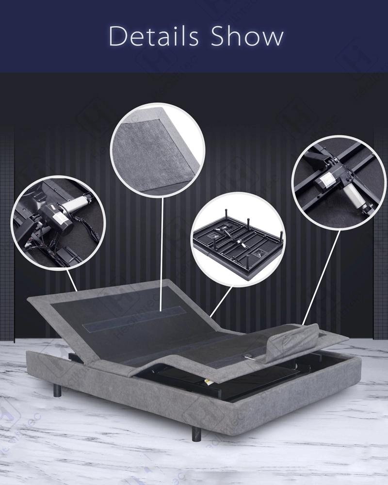 Customizable Bedroom Furniture King Size Adjustable Bed Frame Electric