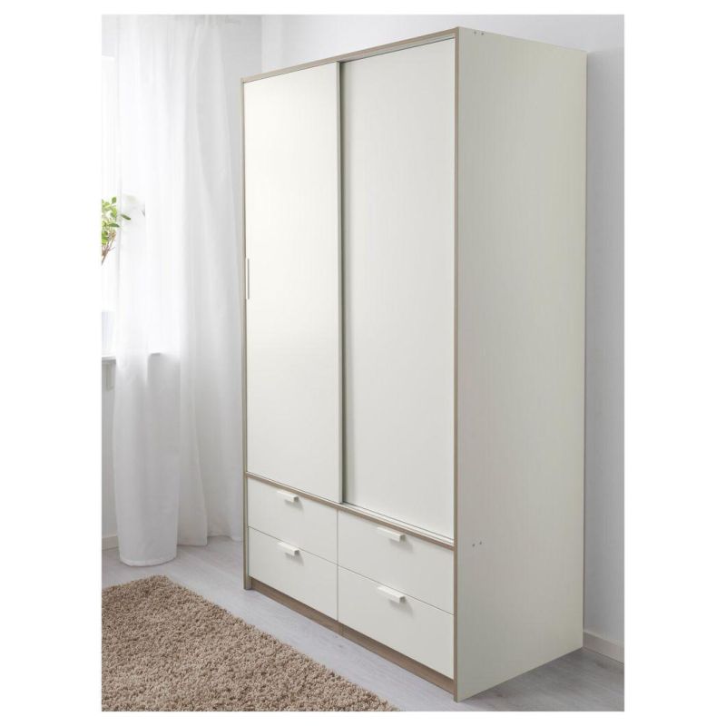 Nova MDF Sliding Door Closet Storage Wardrobe Designs Bedroom Furniture Cloth Wardrobe Sliding Door Wardrobe
