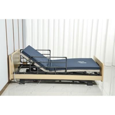 Home Care Nursing Elder Sick People Electric Adjustable Bed Foundation with Waterproof Cover