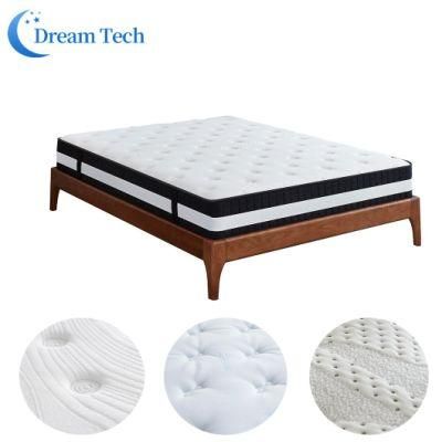 Cheap Price King Size Pocket Coil Foam Mattress in a Box