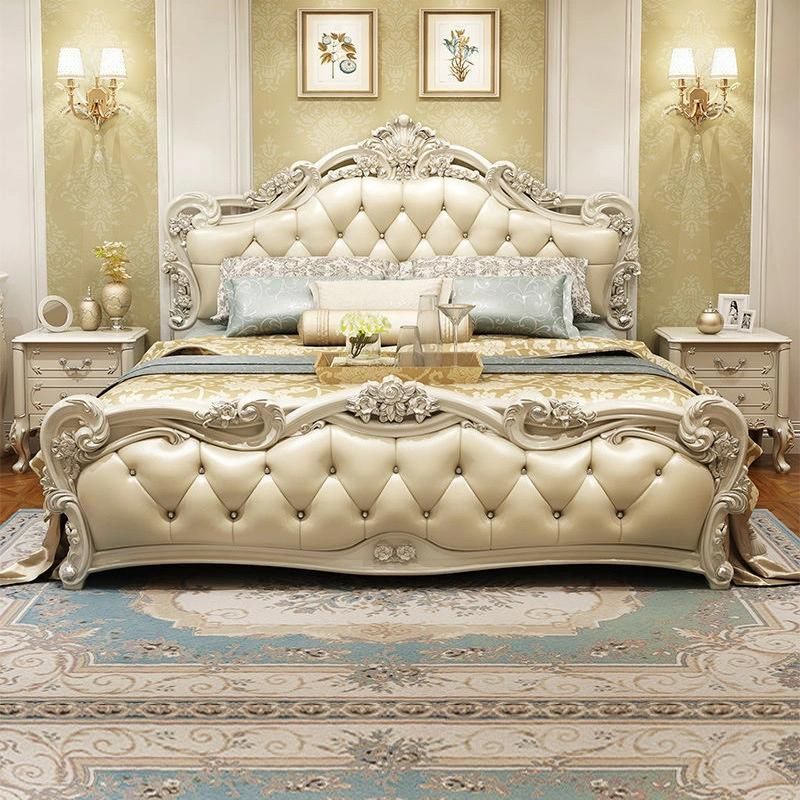 Factory Wholesale Double Bed European Bed