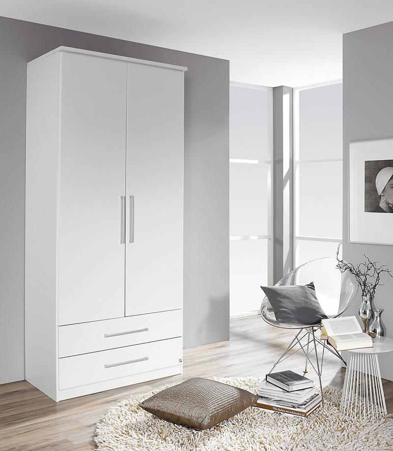 Wood Bedroom Furniture Wardrobe with Mirro