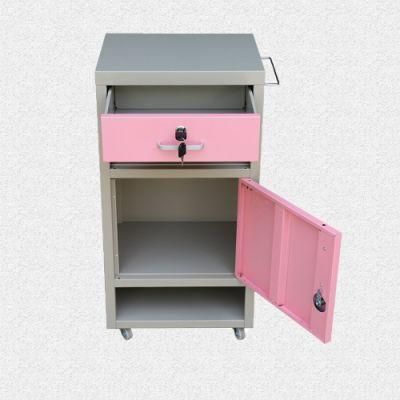 Fas-109 Hospital Used Furniture Medical Metal Bedside Locker Bedside Cabinet with Drawer