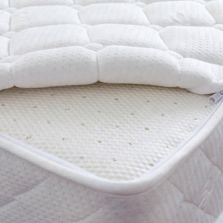 Middle Firm Quilted Fabric Cover with Zipper Latex Negative Ion Mattress