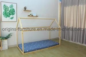 Wooden House Single Bed for Kids