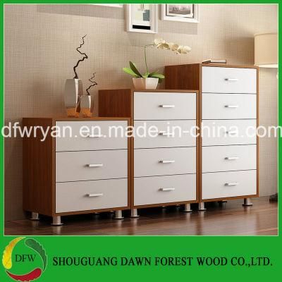 Factory Desing Wood Chest of Drawers Wood Cabinet