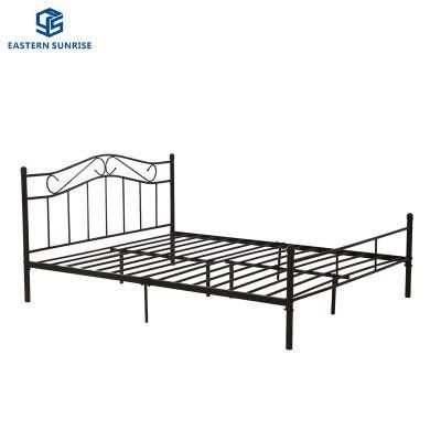 Unique Design Metal Double Queen Bed for Hotel