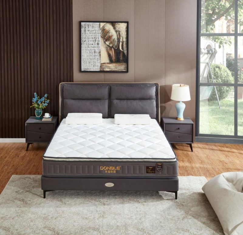Hotel High Quality Queen King Size Double Compressed Natural Memory Foam Mattress