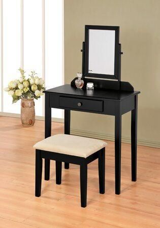 Factory Hot Selling Vanity Set with Stool and Mirror
