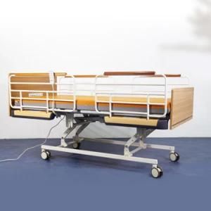 High Price Good Quality Hospital Electric Nursing Bed with Medical Caster