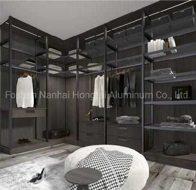 Aluminum Profile for Cloakroom Aluminum and Wood