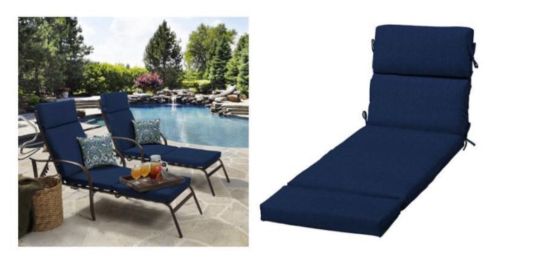 Custom Waterproof Outdoor Chaise Bench Lounge Cushion Foam Cushion Chair Cushion