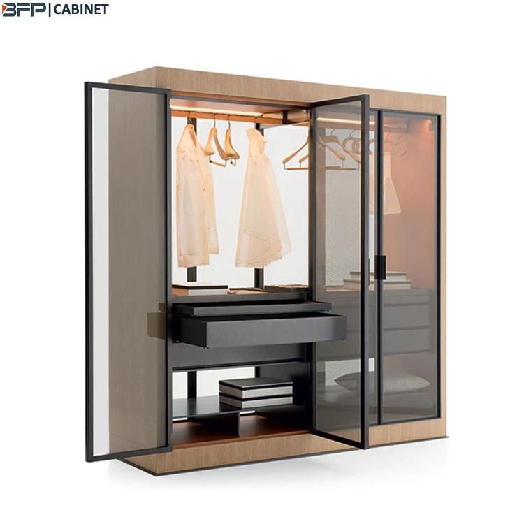 Bedroom Furniture Manufacturer Customized Glass Closet