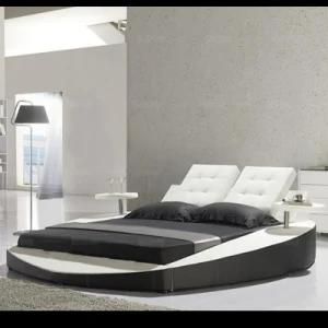 Wholesale High Quality Customized Comfortable Design Leather Soft Bed (B72)