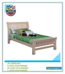 Single Bed for Kids Bedroom Furniture Cheap Sets Natural Color Fashion Style Sp-C009s