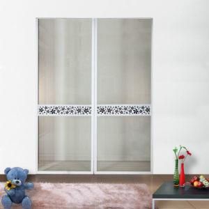 Best Price European Style Sliding Closet Doors with Soft Leather Chanel V2944