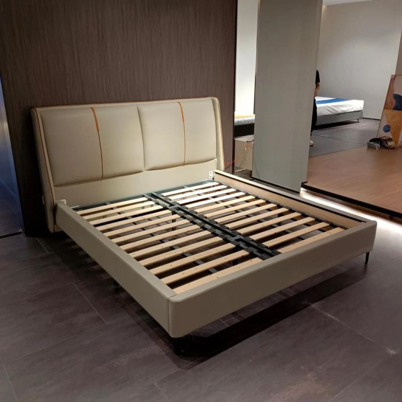 Fashion Design Bed Wooden Furniture Hotel Bed Factory Price Bed