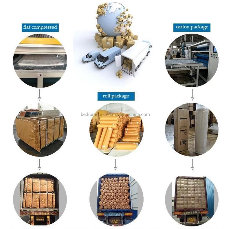 2022 New Design Cheap Price Rolled Single Foam Mattress