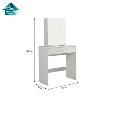 Hot Selling Cheap Bedroom Foldable Mirrored Wooden Furniture Dressing Table